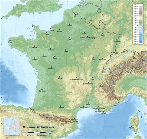 Road Map Villefranche De Conflent Maps Of Villefranche De Conflent 66500