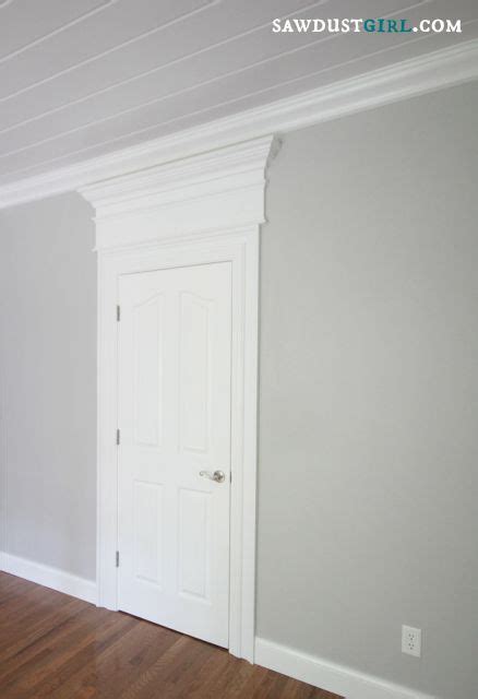 Door And Window Trim Molding With A Decorative Header Sawdust Girl