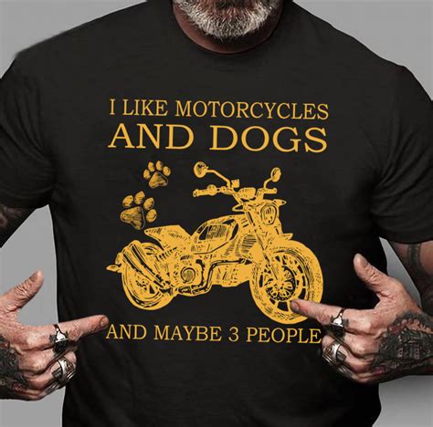 Golden Motorbike I Like Motorcycles And Dogs And Maybe 3 People