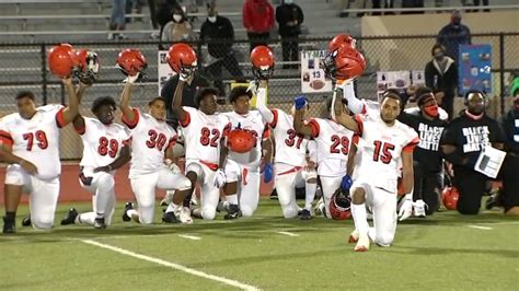 Paterson High School Football Team Players Take A Knee In Season Opener