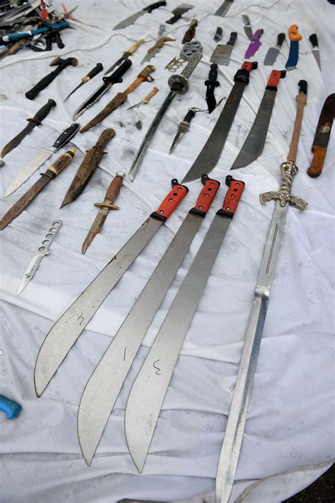 Watch More Than 800 Terrifying Weapons Surrendered In West Midlands