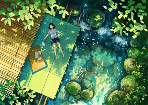 13 Peaceful Calm Anime Wallpaper Baka Wallpaper