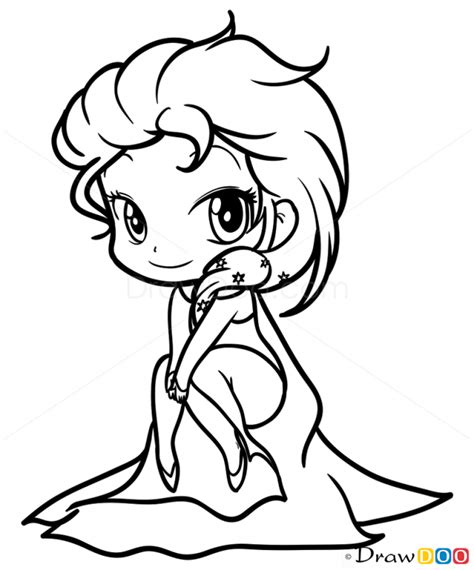 Chibi Coloring Pages Disney Coloring Pages Adult Coloring Page