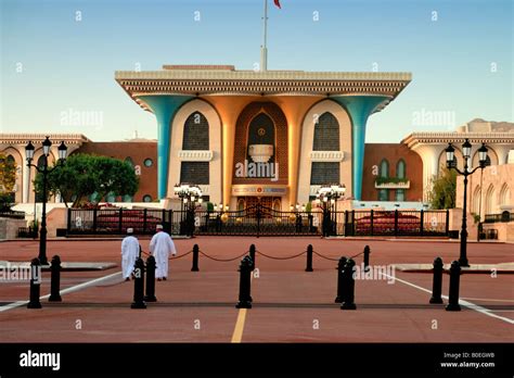 Oman Muscat Sultans Palace Stock Photo Alamy