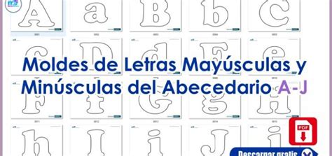 Letras Del Abecedario Mayusculas Y Minusculas A J En 2020