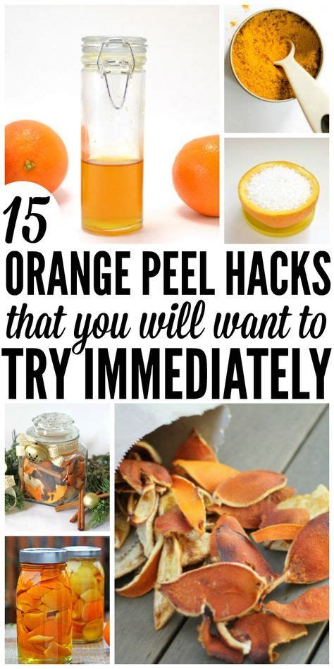 15 Orange Peel Hacks Youll Want To Try Immediately Orange Peels Uses