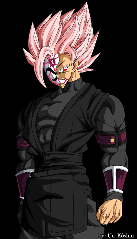 Goku Black ssj Rose 2 Crimson Masked Saiyan in 2021 | Anime dragon ball