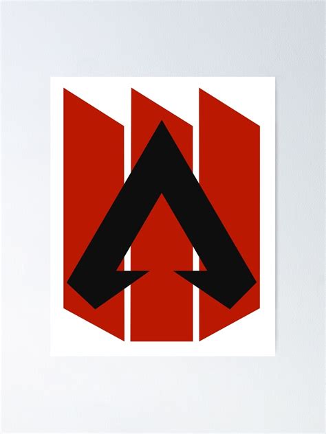 Apex Legends Three Bar Logo Apex Legends Symbol Poster By Surik