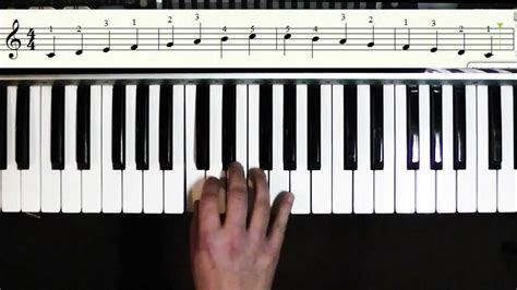 Keyboardtabelle akkorde, skalen modi harmonische verwandtschaften voicings umkehrungen musiktheorie alle rechte vorbehalten. Klavier spielen lernen - C-Dur Tonleiter- rechte Hand ...