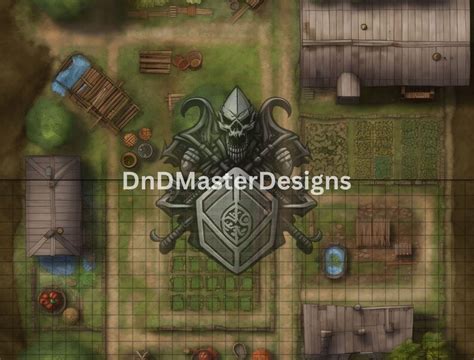 Dnd Farm Battle Map Mega Bundle 15 Dandd Digital Battlemaps Dungeons