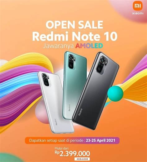 Spesifikasi Dan Perbandingan Harga Terbaru 2021 Hp Xiaomi Redmi Note 10