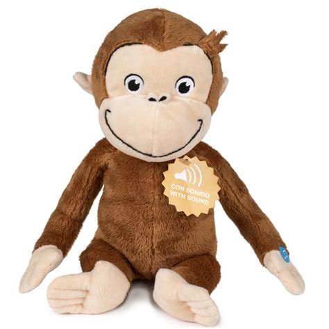 Buy Official Curious George Plush Toy With Sounds 30 Cm