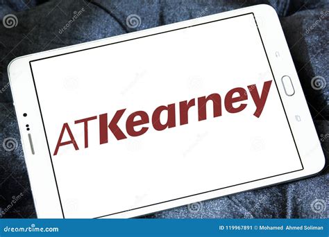 At Kearney Management Consulting Firm Logo Editorial Photo Image Of