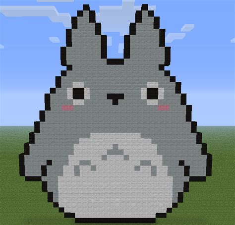 Totoro Pixel Art By Narufan111 On Deviantart