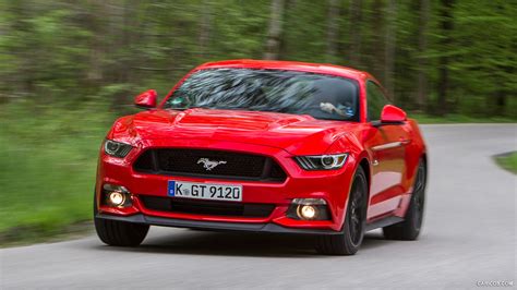 2015 Ford Mustang Coupe V8 Race Red Euro Spec Front Caricos