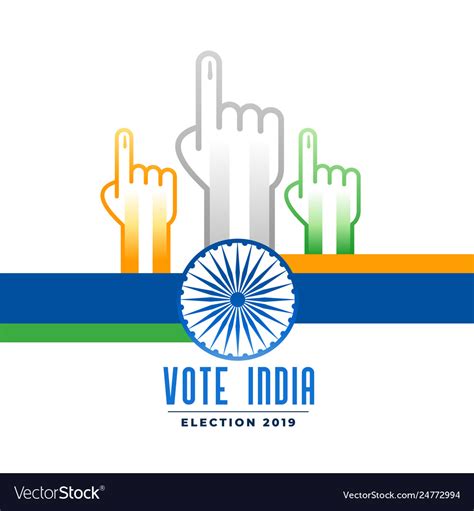 Voting And Polling Indian Election Campaign Poster