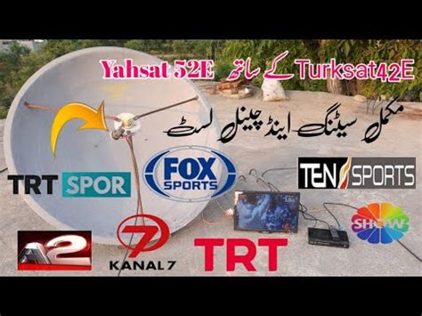 How To Set Yahsat E Lnb Setting With Turksat E On Fit Dish YouTube