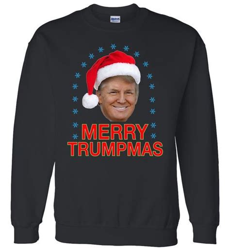 Teeshirtpalace Merry Trumpmas Trump Christmas Sweatshirt Trump