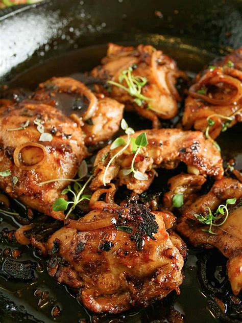 Balsamic Chicken Thighs With Fig Jam Southern Kissed