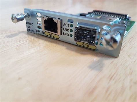 Cisco Ehwic 1ge Sfp Cu 1 Port Gigabit Ethernet Card 露天拍賣