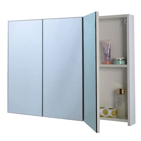 4.4 out of 5 stars. 3 Mirror Door 36" 20" Wide Wall Mount Mirrored Bathroom ...
