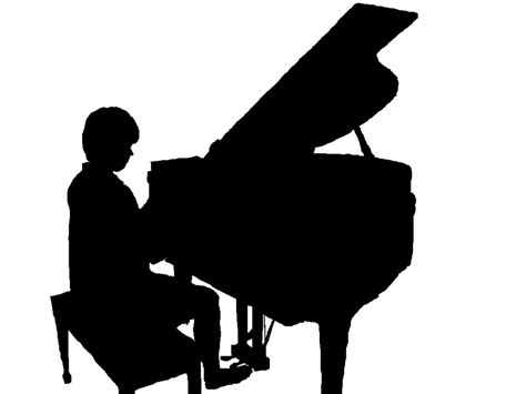 Pašovanie Odpor Sezóna Playing Piano Silhouette Png Mus Spolupráca Pevnosť