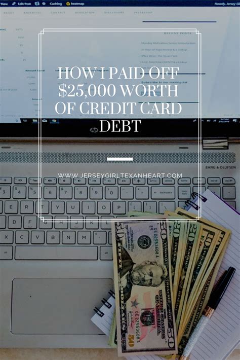 Is it bad to pay off credit card right away. How I Paid off $25,000 Worth of Credit Card Debt - Jersey ...