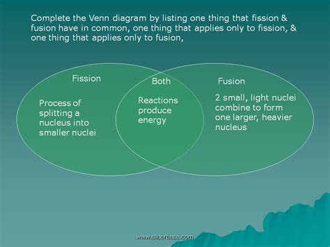 Fusion Vs Fission Venn Diagram