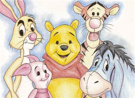 Time lapse video of this drawing here : Pooh Bear Wallpapers (64+ images)
