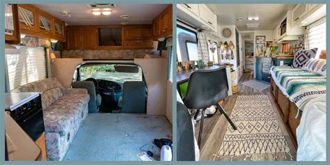 Travel Trailer Remodel Before And After