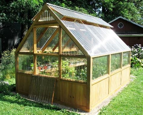 Homesteading greenhouse / green house ( diy ) do it yourself plans, cheap, plastic greenhouse with mostly left over materials for. Greenhouse in the garden | Greenhouse Kits and Greenhouse Plans | Pin…