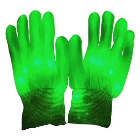 Led Flashing Glovesglowing Performance Glove Unisex Skeleton Glove