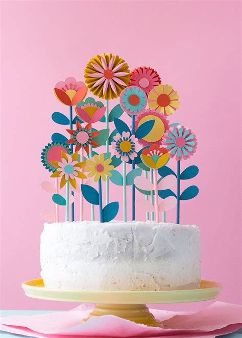 Pretty Floral Cake Toppers Artofit