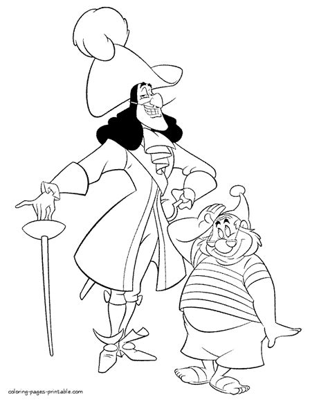 Of all of the disney coloring books released over the past 12 months, this one has been the one that i have most be looking forward to. Captain Hook coloring page | Páginas para colorear disney ...