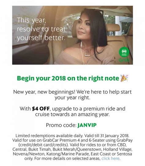 Grabpoints is the rewards program that offer free gift cards for completing surveys, watching videos, placing your reviews and downloading apps. Grab Singapore $4 Off GrabCar Premium 4 and 6-Seater ...