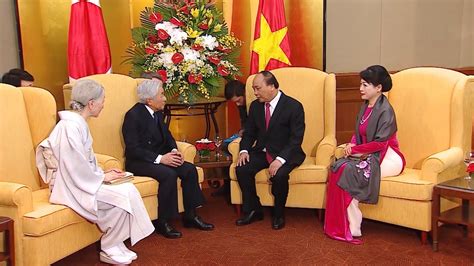 Thủ Tướng Nguyễn Xuân Phúc Và Phu Nhân Hội Kiến Với Nhà Vua Và Hoàng Hậu Nhật Bản
