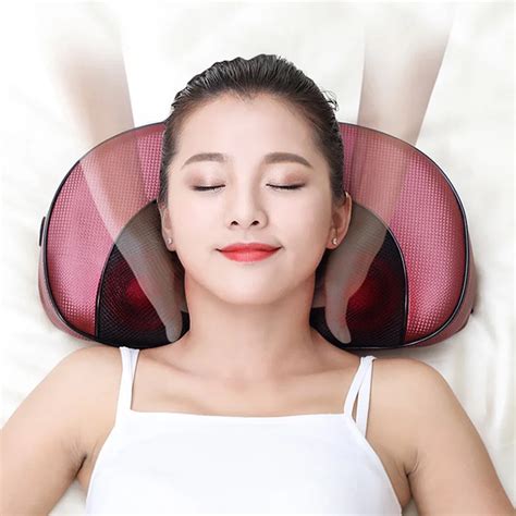 16 Heads Infrared Heating Cervical Massager Waist Body Neck Massage Pillow Electric Shoulder