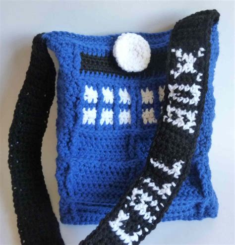 Tardis Bag Strap Bag Straps Crochet Crochet Patterns