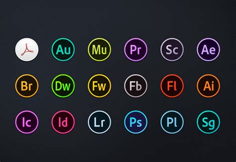 Adobe Icon Vector Free Icons Library