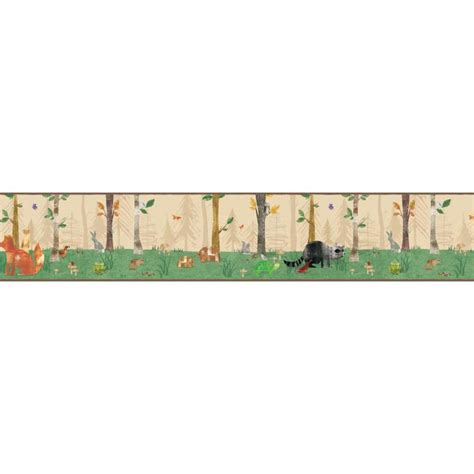 🔥 46 Woodland Animals Wallpaper Border Wallpapersafari