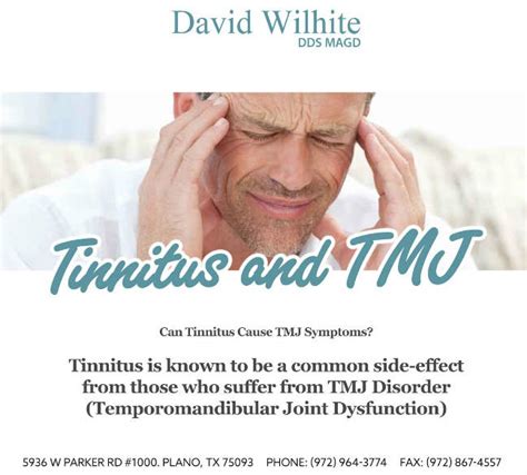 Tinnitus And Tmj Can Tinnitus Cause Tmj Symptoms David Wilhite