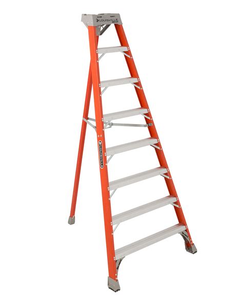 Louisville Ladder 8 Fiberglass Tripod Ladder 12 Reach 300 Lbs Load