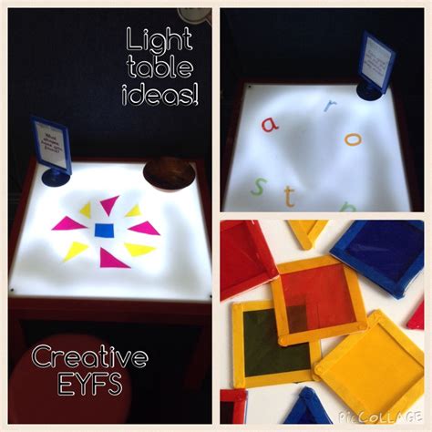 Light Table Ideas Light Table Light Box Eyfs Classroom Classroom