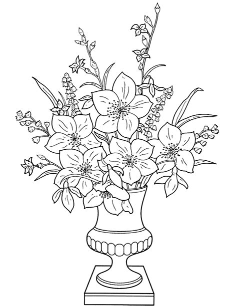 Dibujos De Jarrones Sin Flores Para Colorear - Para Colorear