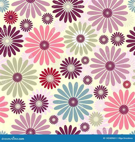 Pastel Abstract Floral Seamless Pattern Pastel Floral Abstract