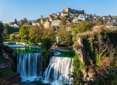 Wasserfälle von Jaitze - Bosnien Herzegowina Foto & Bild ...