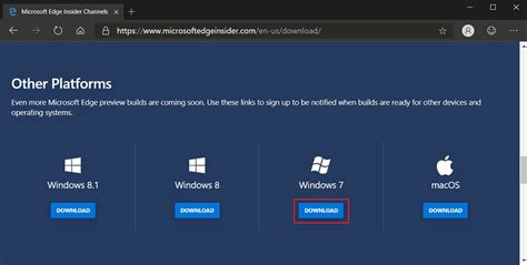 Microsoft Edge стал доступен для Windows 7 и Windows 881 Msreview