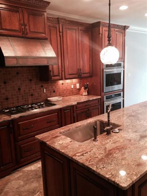 Check out these great sales on cherry curio cabinets. Kitchen cabinet - Kemper Cabinets, Cherry, Whiskey Black ...