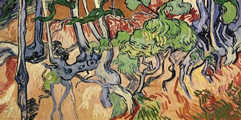 Vincent Van Gogh Tree Roots Painting Tree Roots Print For Sale
