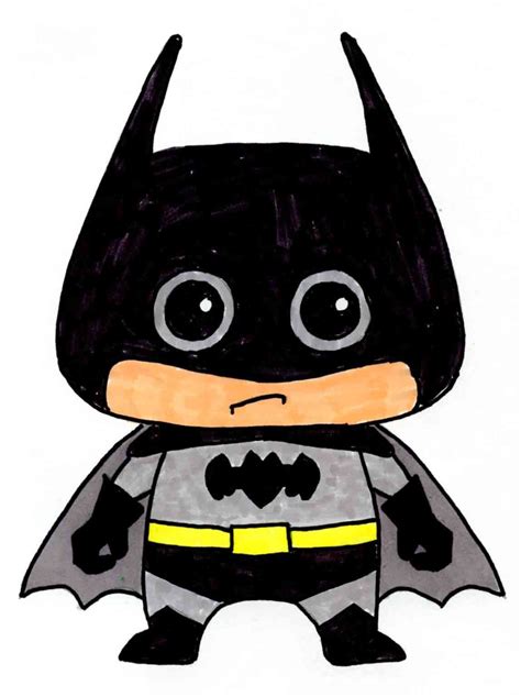 Learn How To Draw A Chibi Batman When You Cross This Japanese Style